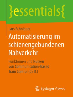 cover image of Automatisierung im schienengebundenen Nahverkehr
